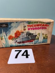 *RARE* Aurora Plastic Model Kit 1/25 TUCUMCARI Hydrofoil