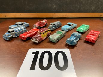 Lot Of 11 Tootsietoy Metal Cars