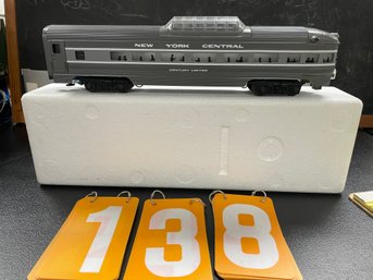 Williams O Scale New York Central Lighted Observation Passenger Car