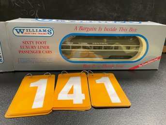 Williams O Scale New York Central Dining Car - Lighted
