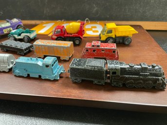 Lot Of Midge Toy Metal Train And Tonka