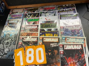 Lot Of 20 Comics All Bagged And Carded Various HAWKMAN