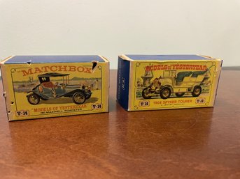 2 Vintage Matchbox - Models Of Yesteryear In Boxes