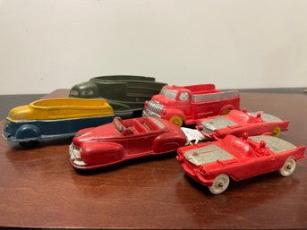 Lot Of Sun Rubber And Auburn Rubber Cars