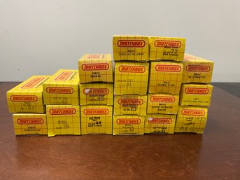 Lot Of 18 Matchbox In Boxes