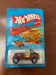 1982 Hot Wheels 3259 JEEP CJ-7 Unpunched Card