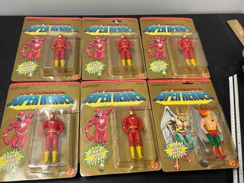 Toy Biz 1990 Lot Of 6 DC Comics 5' Action Figures