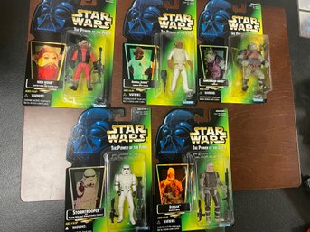Star Wars The Power Of The Force Lot Of 5