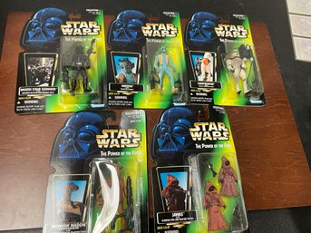 Star Wars The Power Of The Force Lot Of 5