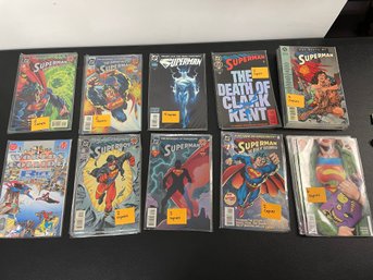 DC Comics Lot - SUPERMAN, SUPERBOY, SUPERGIRL
