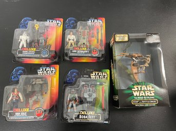Lot Of 5 DELUXE Star Wars Action Figures