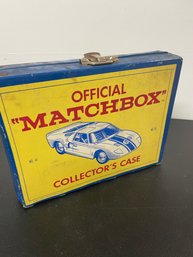 Vintage Case With Diecast Cars And Trucks