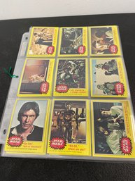 STAR WARS 1977 SERIES 3 Complete Set Trading Cards WITH Stickers