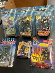 6 Action Figures Youngblood, Spawn, Magna Spawn, Alien