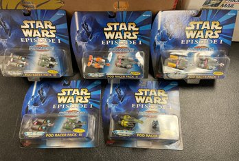 Micro Machines Star Wars Pod Racers Sets 1, 2, 3, And 4!