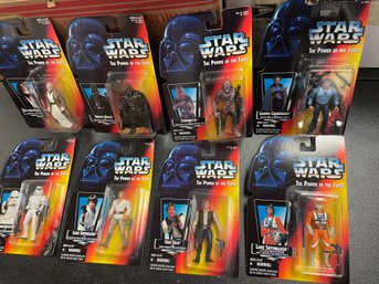 8 Star Wars Power Of The Force Figures