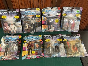 Lot Of 8 Star Trek Figures Sulu Exclusive Limited Edition SULU
