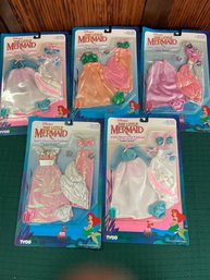 Disney The Little Mermaid Outfits Lot Of 5