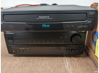 PIONEER VSX-605S AM/FM A/V Receiver Magnavox 5-Disc CD Changer Stereo Component