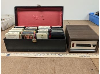 Mercury 8-Track Player And Tapes