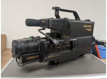 Sharp Camcorder Camera In Optex Case VL-L80UA/UB