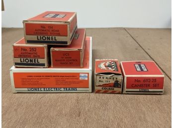 Lot Of Boxed Lionel Accessories O Scale O-27 Gauge