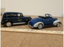 Lot Of 2 1:18 Scale Diecast Metal Banks