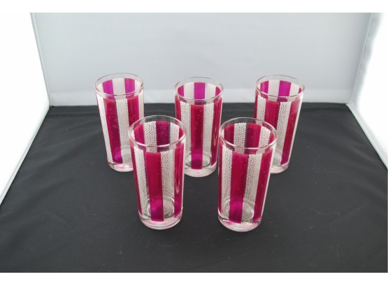 MCM Signed Colony Glass Tumblers
