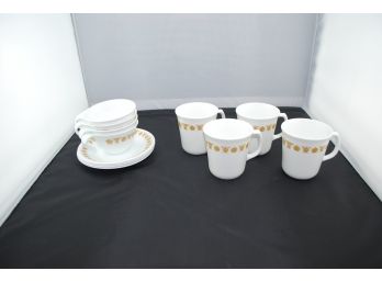 Corelle/Corning Butterfly Gold Coffee And Tea