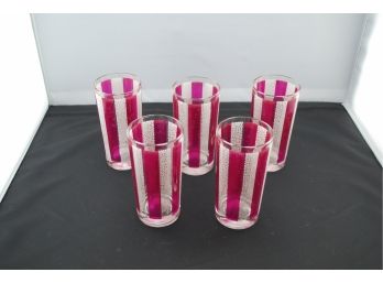 MCM Signed Colony Glass Tumblers