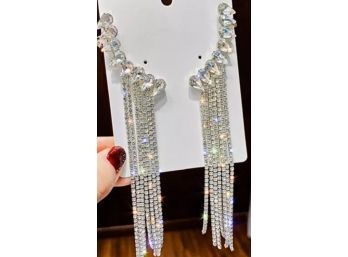 Fancy Silver Fashion Earrings