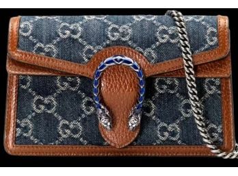Authentic Gucci Mini Denim Bag