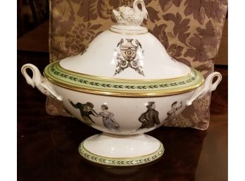 Rare Mottahedeh Design Tureen With Lid
