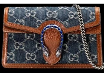 Authentic Gucci Mini Denim Bag (NEW WITH TAG)