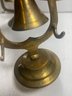 Set Of 2 Brass Bell Stands