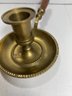 Brass Taper Candle Holder With Handle Made In India