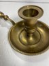 Brass Taper Candle Holder With Handle Made In India