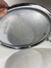 13' Kromex Stainless Steel Serving Platter With Handles