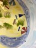 Mesa International Handcrafted Beach Scene Pie Dish With Handles