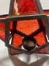 Hanging Star Stained Glass Tealight Candle Holder