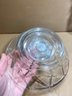 Set Of 2 Glass Taper Candle Holders
