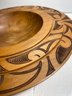 Carved Wooden Decorative Bowl