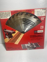 Craftsman 10' Chisel Tooth Combination 28 Tooth Saw Blade