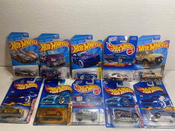 Set Of 10 Hot Wheels Cars Brand New From Various Years And Sets