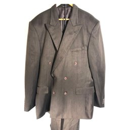 Mens Pacelli Uomo Moda Super Polyester Double Breasted Two Piece Suit