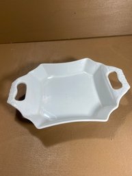 White Colored Trinket Tray Dish