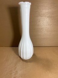 CLG Co White Milk Glass Vase
