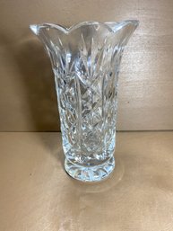 Gorgeous Diamond Cut Crystal Vase