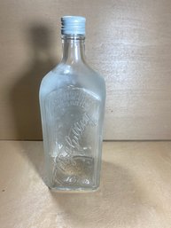 Vintage H & A Gilley Frosted Gin Bottle