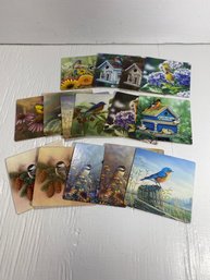 Set Of 15 Various Bird  Coasters